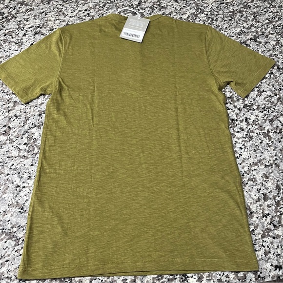Everlane Shirt XS Cotton Slub Henley Tee Green - Picture 6 of 7